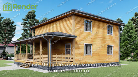 Проект П-1460 Площадь: 168, Размер: 9х12