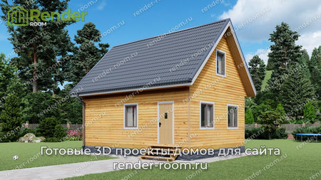 Проект П-1463 Площадь: 75, Размер: 6х8