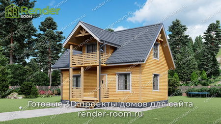 Проект П-1469 Площадь: 84, Размер: 6х9