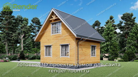 Проект  Площадь: 52, Размер: 6х6