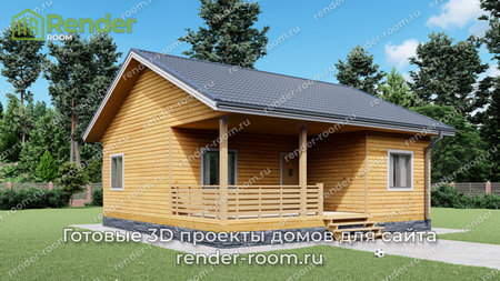 Проект П-1475 Площадь: 56, Размер: 9х9