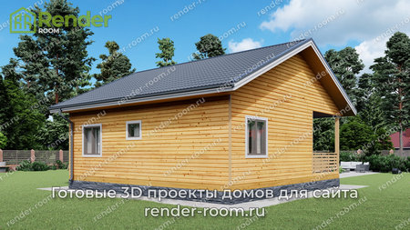 Проект П-1475 Площадь: 56, Размер: 9х9