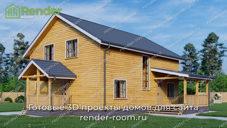 Проект П-148 Площадь: 200, Размер: 9х11