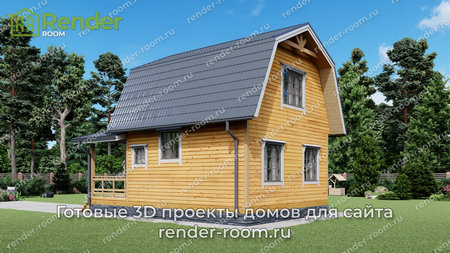 Проект  Площадь: 54, Размер: 6х6