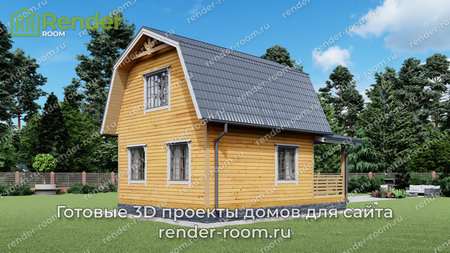 Проект  Площадь: 54, Размер: 6х6