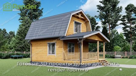 Проект  Площадь: 54, Размер: 6х6