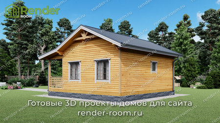 Проект  Площадь: 42, Размер: 6х8