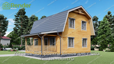 Проект П-1483 Площадь: 90, Размер: 7х8