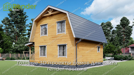 Проект П-1483 Площадь: 90, Размер: 7х8