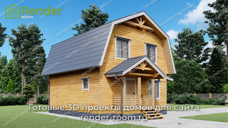 Проект П-1483 Площадь: 90, Размер: 7х8