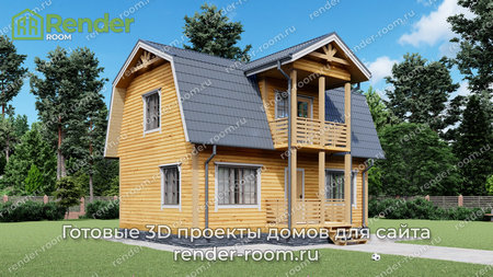 Проект П-1487 Площадь: 85, Размер: 6х9