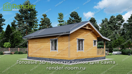 Проект  Площадь: 50, Размер: 6х9