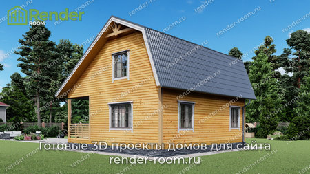 Проект П-1489 Площадь: 98, Размер: 8х9