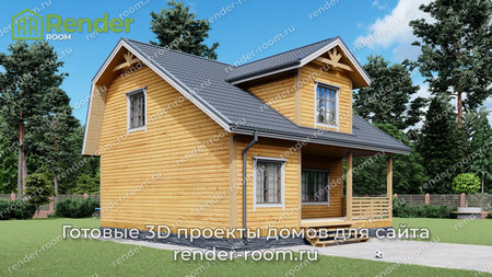 Проект П-1489 Площадь: 98, Размер: 8х9