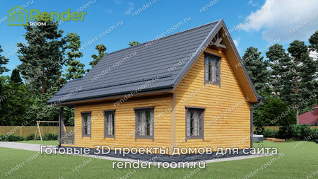 Проект П-1496 Площадь: 96, Размер: 8х9