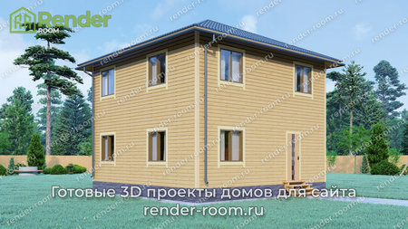 Проект П-150 Площадь: 119, Размер: 8х8