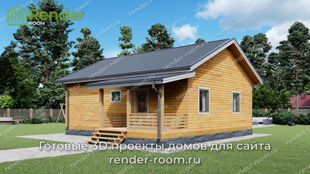 Проект  Площадь: 70, Размер: 8х10