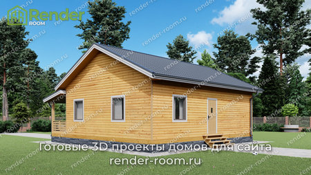 Проект  Площадь: 70, Размер: 8х10