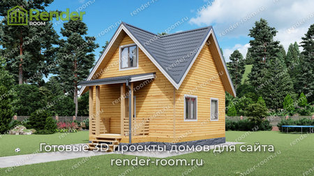 Проект  Площадь: 61, Размер: 6х6