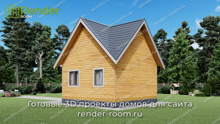 Проект  Площадь: 61, Размер: 6х6