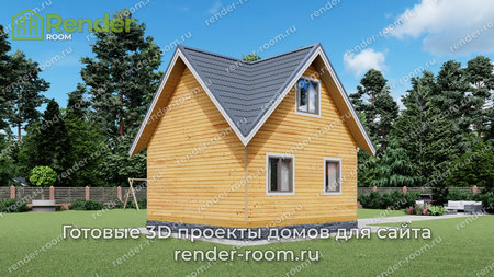 Проект  Площадь: 61, Размер: 6х6