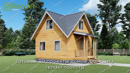 Проект  Площадь: 61, Размер: 6х6