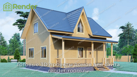 Проект  Площадь: 118, Размер: 8х9