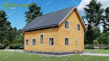 Проект  Площадь: 133, Размер: 8х10