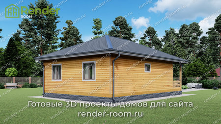 Проект  Площадь: 63, Размер: 8х9