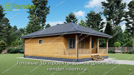 Проект  Площадь: 63, Размер: 8х9