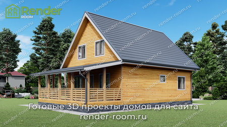 Проект  Площадь: 132, Размер: 8х10