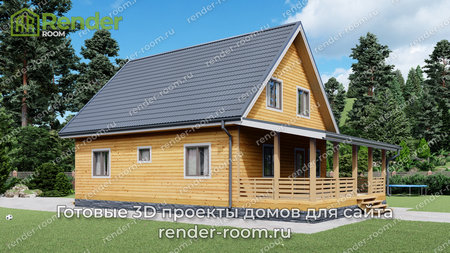 Проект П-1515 Площадь: 119, Размер: 8х10