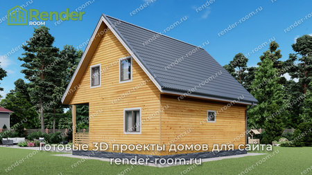 Проект П-1518 Площадь: 102, Размер: 8х9