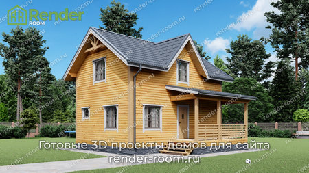 Проект  Площадь: 84, Размер: 6х8