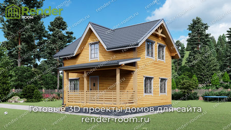 Проект  Площадь: 84, Размер: 6х8