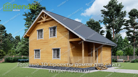 Проект П-1530 Площадь: 122, Размер: 8х10