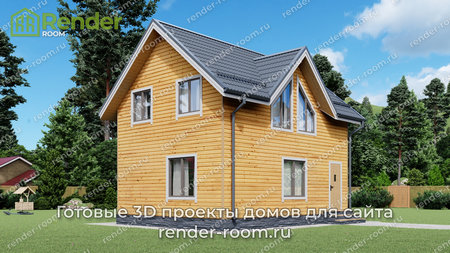 Проект П-1534 Площадь: 82,8, Размер: 6х8