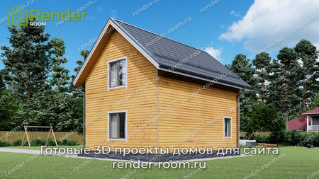 Проект П-1534 Площадь: 82,8, Размер: 6х8