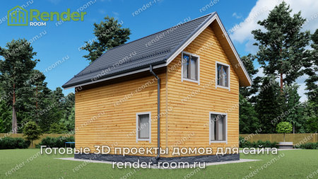 Проект П-1534 Площадь: 82,8, Размер: 6х8