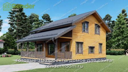 Проект  Площадь: 125,3, Размер: 8х9