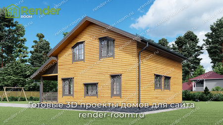 Проект  Площадь: 125,3, Размер: 8х9