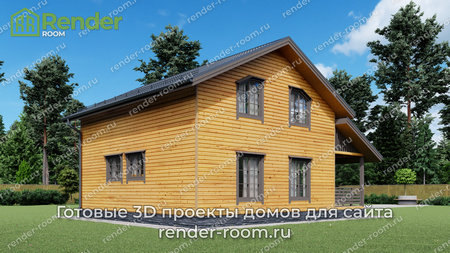 Проект  Площадь: 125,3, Размер: 8х9