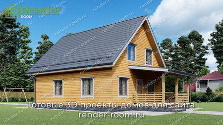 Проект П-1537 Площадь: 119,88, Размер: 8х10