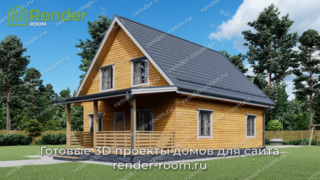 Проект П-1537 Площадь: 119,88, Размер: 8х10