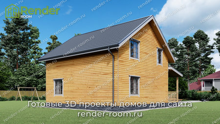 Проект П-1538 Площадь: 125,26, Размер: 8х9