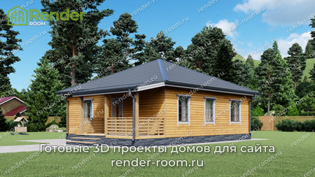 Проект П-1539 Площадь: 72,05, Размер: 9х9