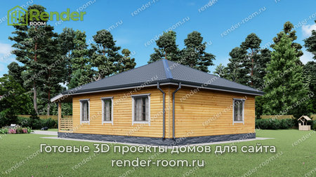 Проект П-1539 Площадь: 72,05, Размер: 9х9