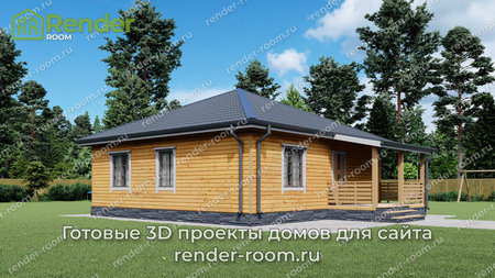 Проект П-1539 Площадь: 72,05, Размер: 9х9