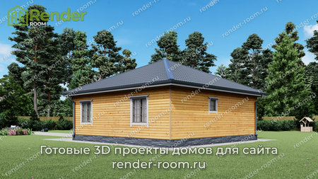 Проект П-1540 Площадь: 83,68, Размер: 9х9