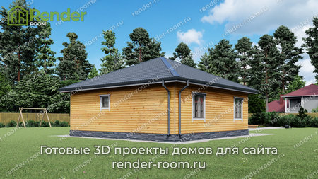 Проект П-1540 Площадь: 83,68, Размер: 9х9